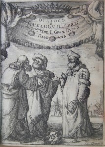 Frontispiz von Stefano della Bella in Galileo Galileis „Dialogo“, Florenz 1632, aus dem Besitz von Karl Popper | Foto: aau/KK