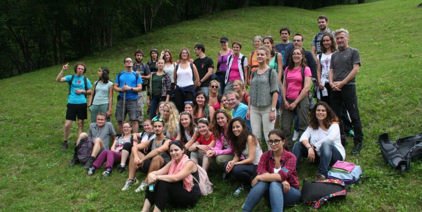Exkursion der TeilnehmerInnen nach Dordolla ins Aupatal | Foto: aau/Wakounig