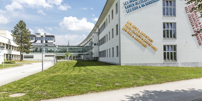 Universität Klagenfurt: Ansicht von Westen