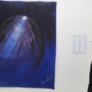 Ölbild „Zum Licht“ mit dem Künstler Hans Hirsch | Foto: aau/Hoi