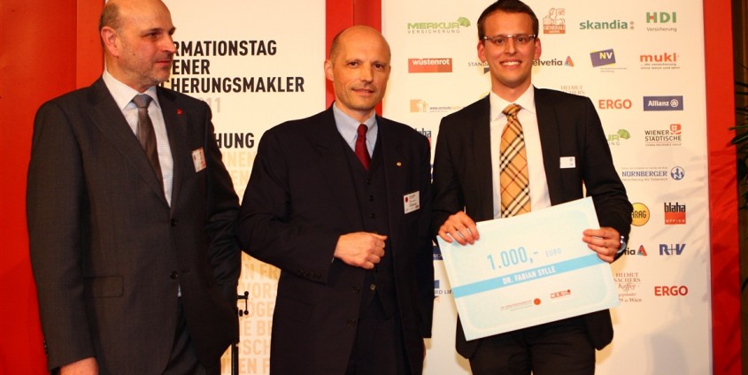 FGO Rudolf Mittendorfer, FGO-Stv. Wilhelm Hemerka & Fabian Sylle bei der Preisverleihung | Foto: aau/KK