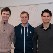 Projektteam Kategorisierung : Konstantin Schekotihin (links), Wolfgang Schmid (mitte) und Patrick Rodler (rechts) | Foto: Philip Gasteiger