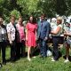 Bundesministerin Sophie Karmasin besichtigt das Gartenprojekt des Familienservice | Foto: aau/KK