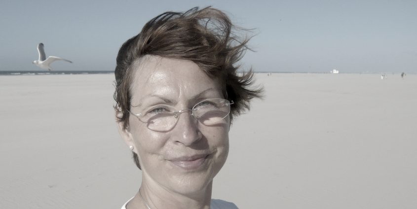 Sabine Seelbach auf der Insel Juist | Foto: Ulrich Seelbach