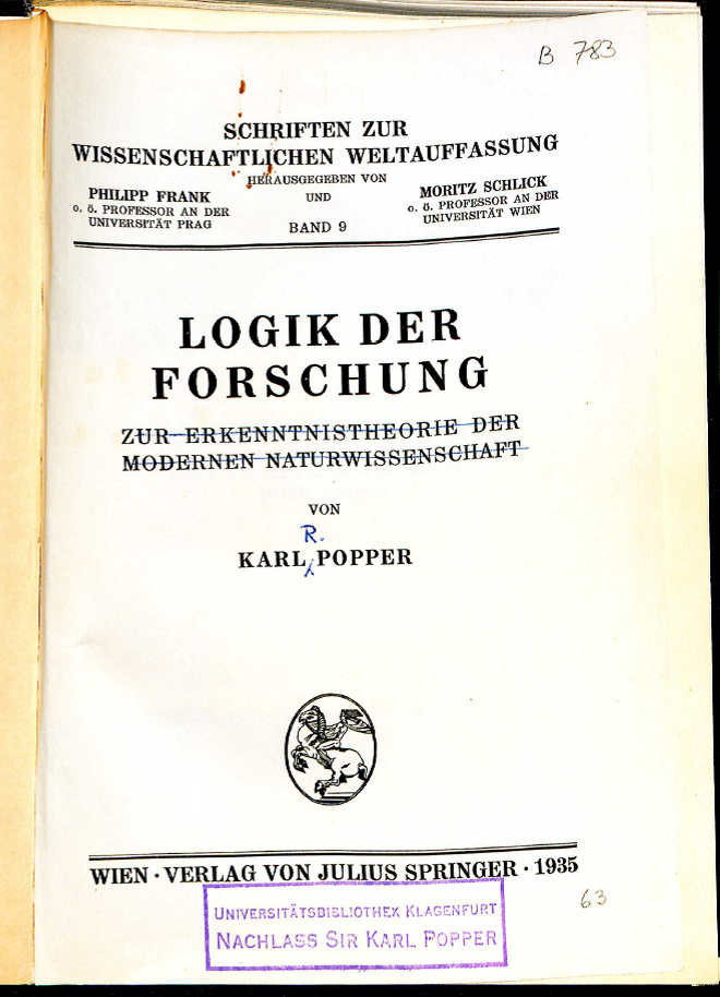 Pounding Brig råb op Einstein & Popper – UB Klagenfurt, AAU