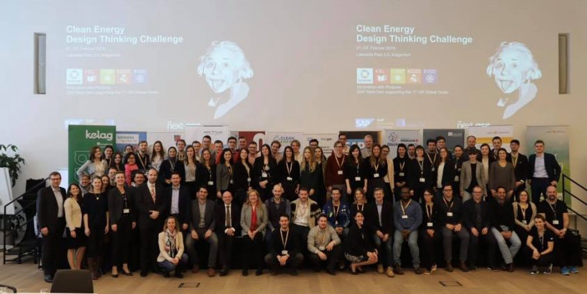 Gruppenfoto Clean Energy Design Thinking Challenge 2018