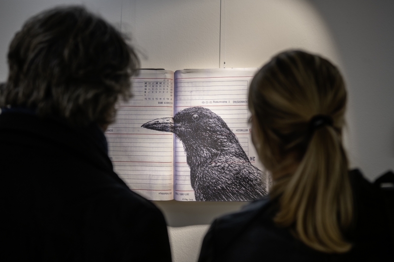Ausstellungseröffnung Olaf Osten Pendeln 2018b