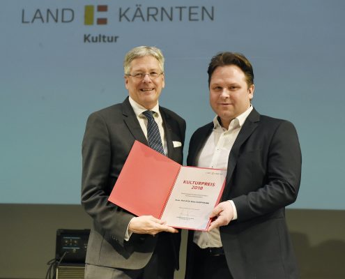 Förderungspreis des Landes Kärnten an Klaus Schöffmann