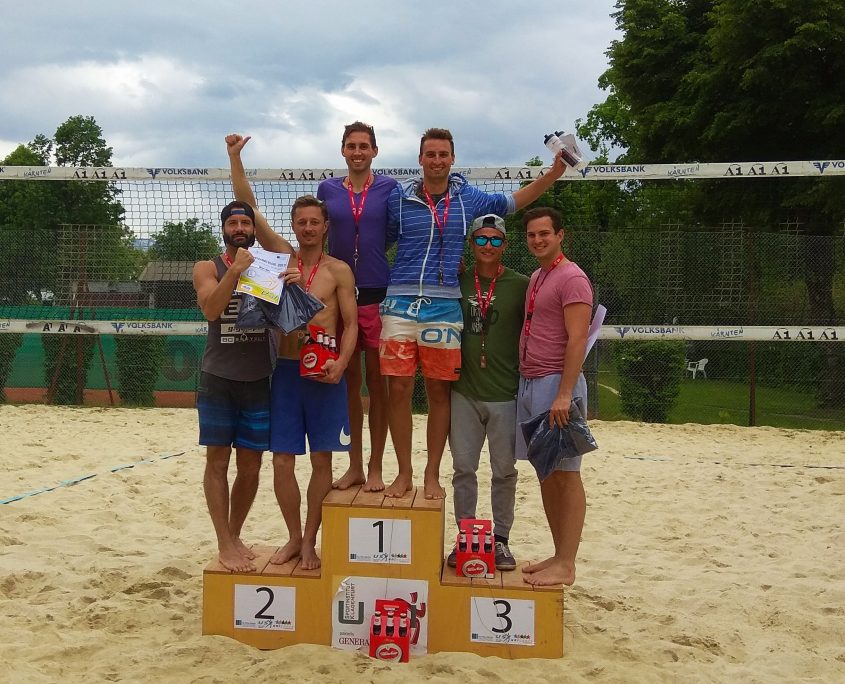 Kärntner Akademisch Meisterschaften im beachvolleyball (Siegerehrung