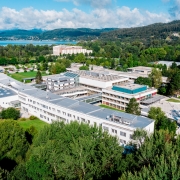 Luftbildaufnahme der Universität Klagenfurt 2019