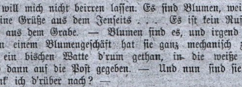 Bildnachweis: Blumen. Von Arthur Schnitzler. In: Neue Revue (Wiener Literatur-Zeitung), Jg. 5, Nr. 33 (1. August 1894), S. 154.