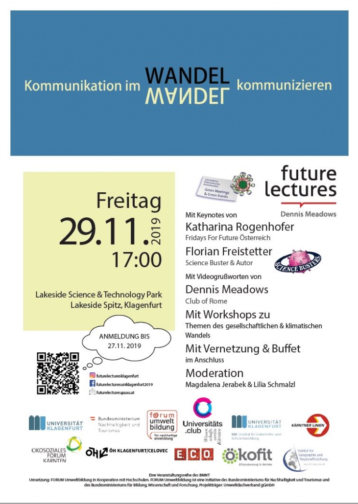 Plakat Future Lecture AAU 29.11.2019