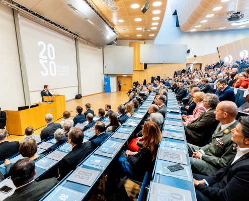 Feierlichkeiten zum 50-Jahr-Jubiläum der Universität Klagenfurt