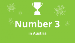Grafik Rankings Number 3 in Austria