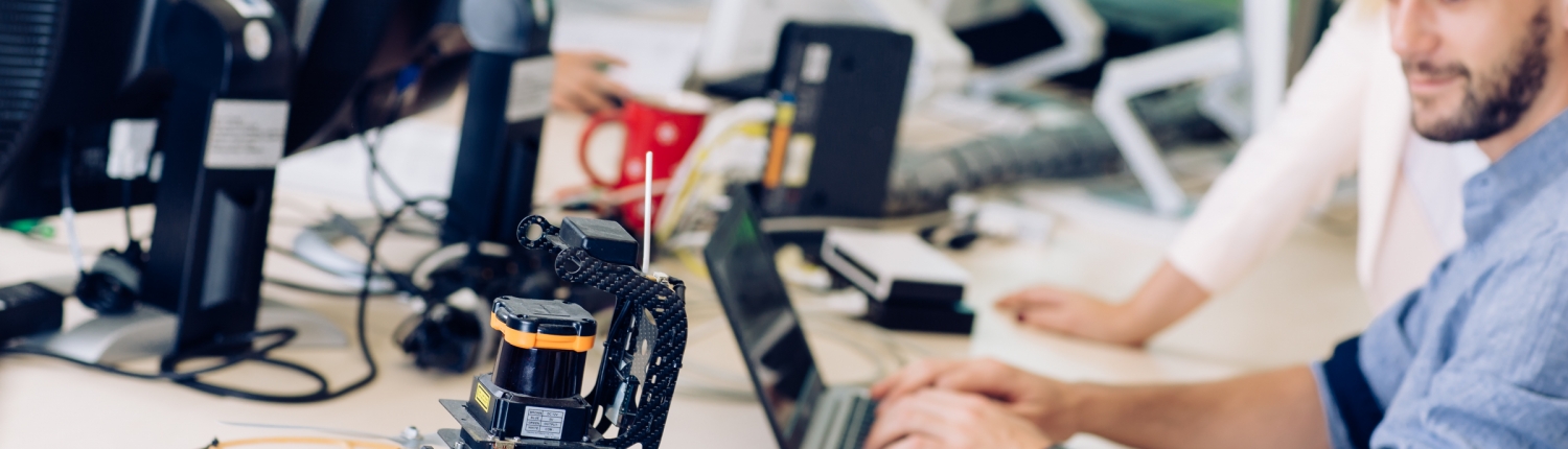 Technik-Studierende an der Universität Klagenfurt