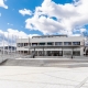 Blick zum Haupteingang der Universität Klagenfurt