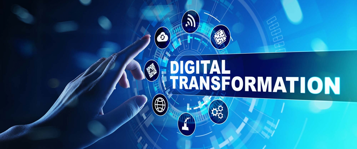 Digital transformation, disruption, innovation. Business and modern technology concept.