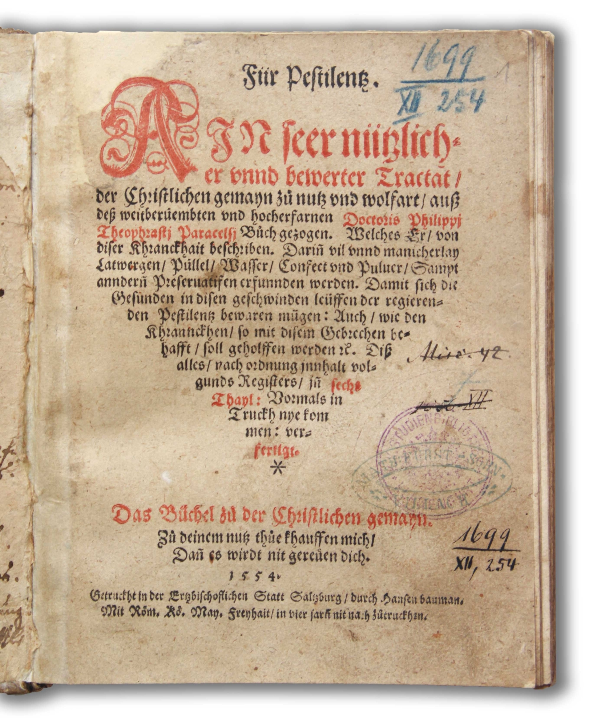 Paracelsus Titelblatt-(f1r)