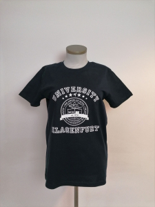 T-Shirt der Uni Klagenfurt, dunkelblau