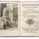 Frontispiz und Titelblatt von einer Theaterliteratur aus der Sammlung Goëss im Besitz der Universitätsbibliothek Klagenfurt
