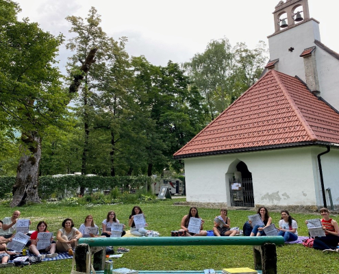 Sommerkolleg Bovec Exkursion der Studierenden in Bovec und Umgebung