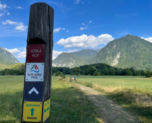Sommerkolleg Bovec Wandern entlang des Alpe-Adria-Trails