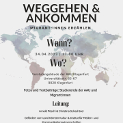 Einladung Fotoausstellung "Weggehen und Ankommen" am 24. April 2023