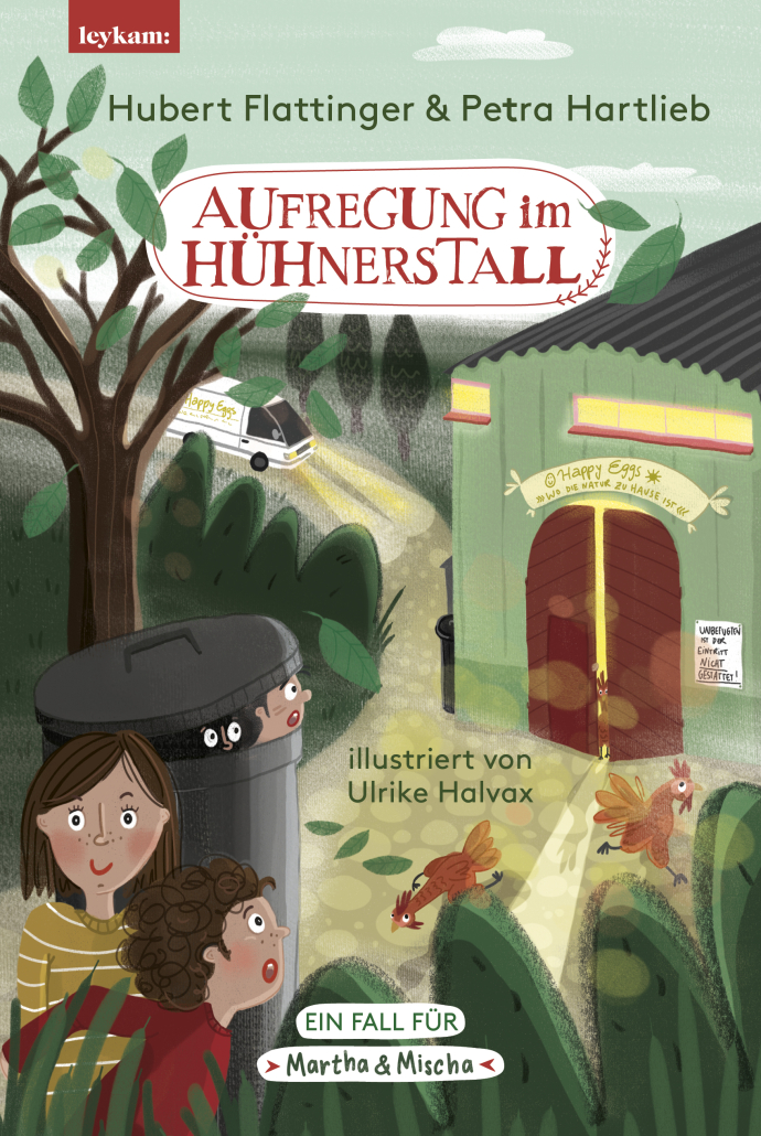 Buchcover Petra Hartlieb/Hubert Flattinger: Aufregung im Hühnerstall