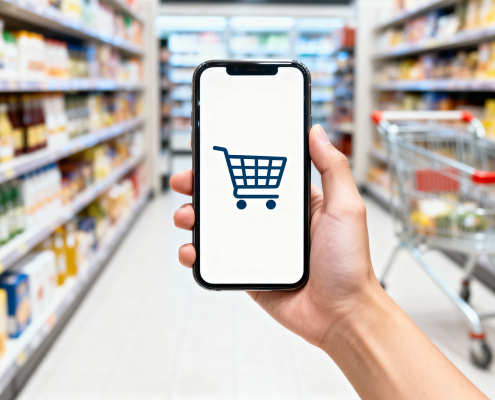 Supermarkt Online-Kauf | Foto: Netsai/Adobestock