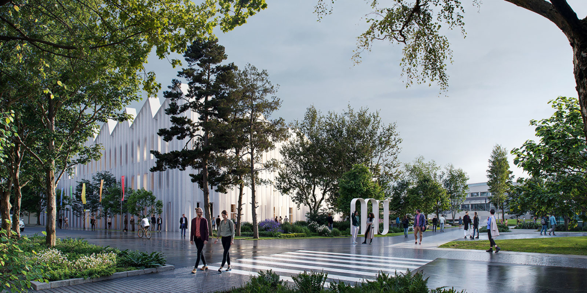 22nd Century Center (22CC): Zugang zum Campusgelände