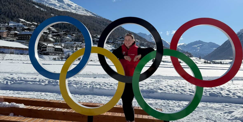 Studierende Martina Ankele bei den Olympischen Spielen Milano Cortina 2026