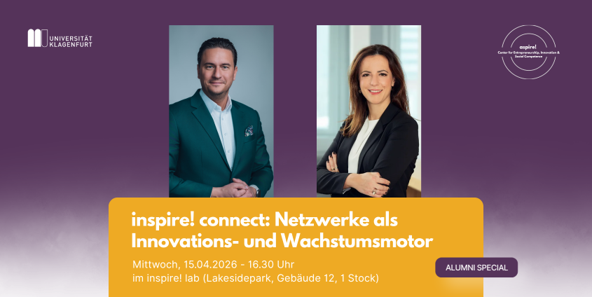 Zwei Menschen und Veranstaltungtitel