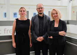 Ulrike Krieg-Holz, Johannes Waßmer und Ada Pellert | Foto: aau/Hude
